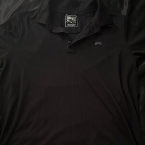 American Eagle Outfitters Men's Dark Polo Shirt
